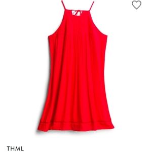 Stitchfix dress with tiebacks tassels